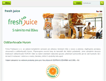 Tablet Screenshot of freshjuice.cz